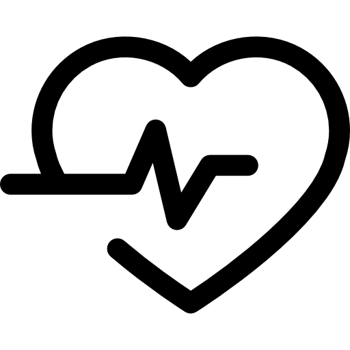 Lifeline in a heart outline